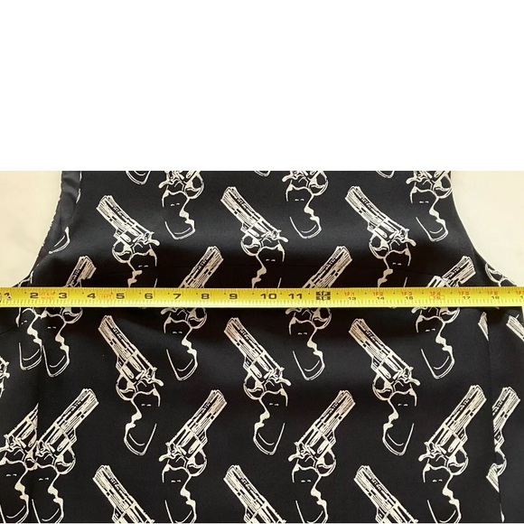 New w/tags ICONIC New w/tags SAINT LAURENT Black GUN POP PRINT Mini 44 8 10 - Picture 8 of 8